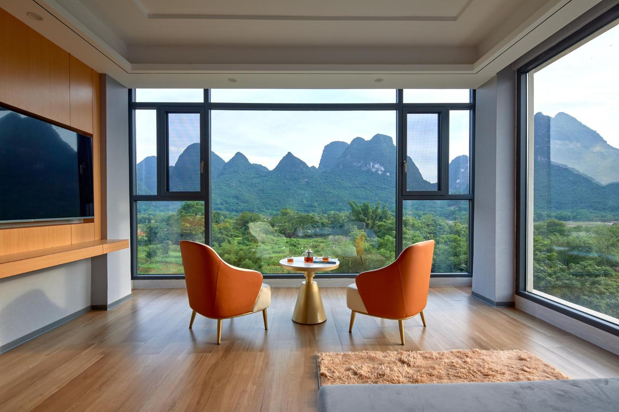 Yangshuo Fortune Lake Inn- One Way Free Pick Up From Airport Or Ts Over 3 Nights Extérieur photo