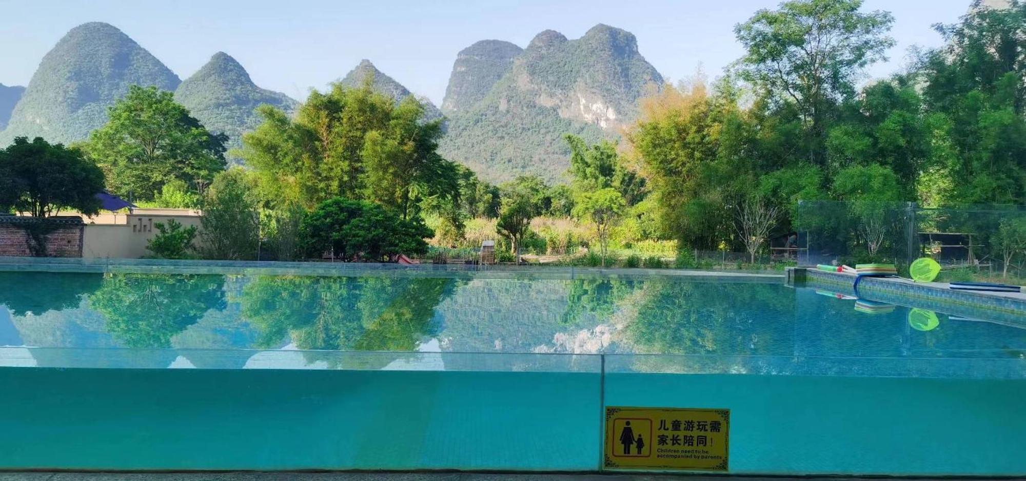 Yangshuo Fortune Lake Inn- One Way Free Pick Up From Airport Or Ts Over 3 Nights Extérieur photo